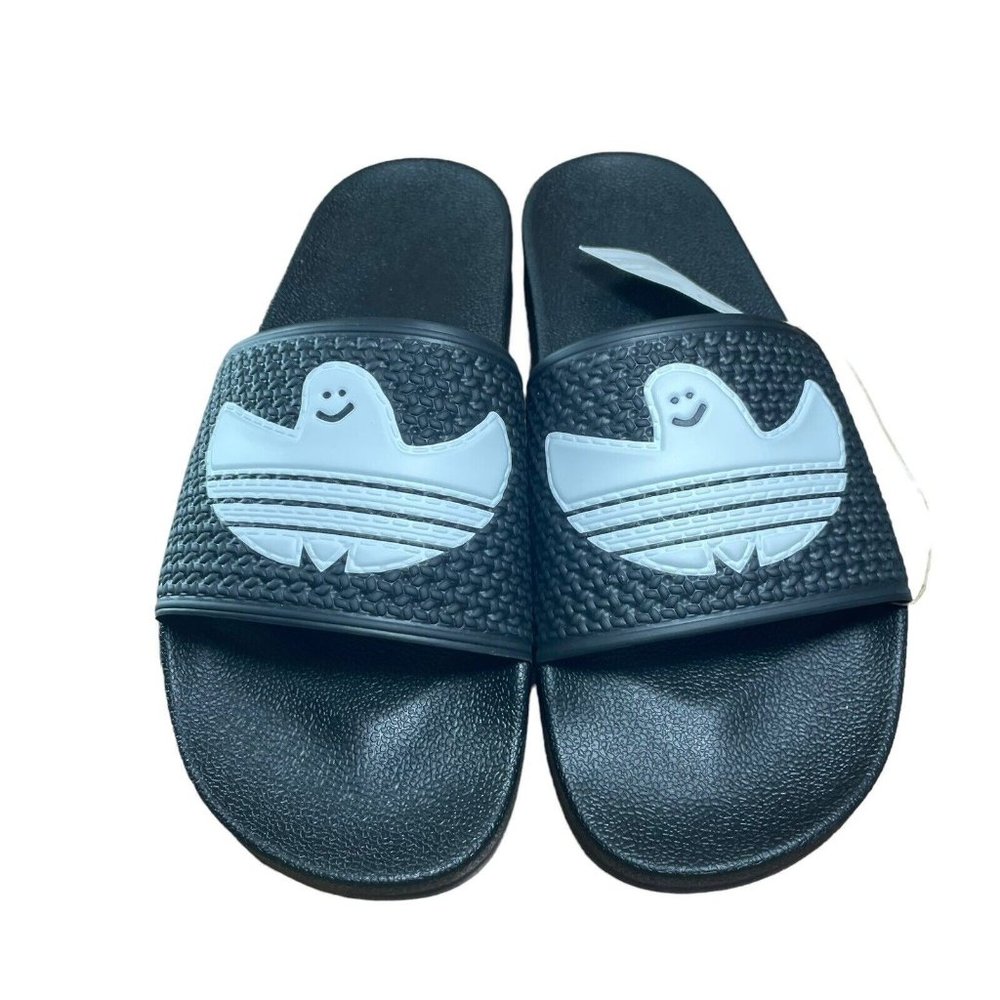Adidas x Mark Gonzales Shmoofoil Slide Black FY6849 Men Size 8 - Picture 7 of 9